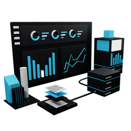 Illustration of a chart showing a steep upward growth curve, representing business success and positive analytics.
